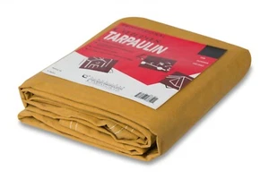 Lona de lona de alta resistencia Chicago Canvas & Supply talla 8' x 10' talla dorada 16 oz - Imagen 1 de 6