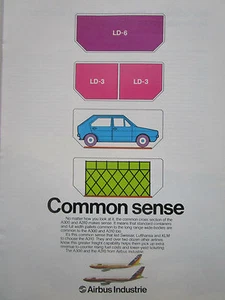 2/1980 PUB AIRBUS INDUSTRIE A300 AIRBUS A310 STANDARD CONTAINER ORIGINAL ANZEIGE - Bild 1 von 1