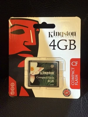 Retail Kingston 4GB CompactFlash Memory Card (CF/4GB) - Image 1 of 2