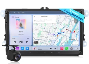 Eonon VWX6S PRO 8+128GB Android CarPlay & Android Auto 4G for VW Jetta 2006-2015 - Picture 1 of 22