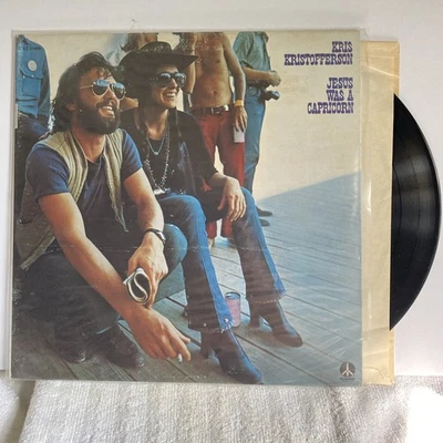 KRIS KRISTOFFERSON JESUS WAS A CAPRICORN 1972 MONUMENT RECORDS KZ 31909 Gatefold - Image 1 of 2