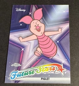 2025 Topps Chrome Disney Future Stars Piglet #FS-6 Winnie The Pooh - Picture 1 of 2