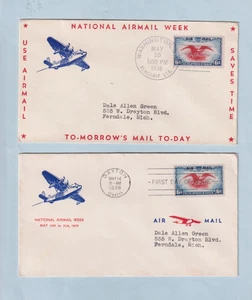C 23  NAMW  day 1   &  FDC  + special back cncl   =  2 cachet - Picture 1 of 2