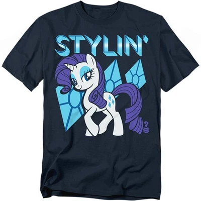 MY LITTLE PONY TV STYLIN Licensed Adult Men's Graphic Tee Shirt SM-6XL - Image 1 of 2