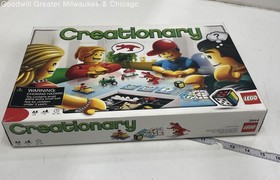 LEGO Creationary 3844 Game Set Family Board Game 96 Cards Boxed Complete