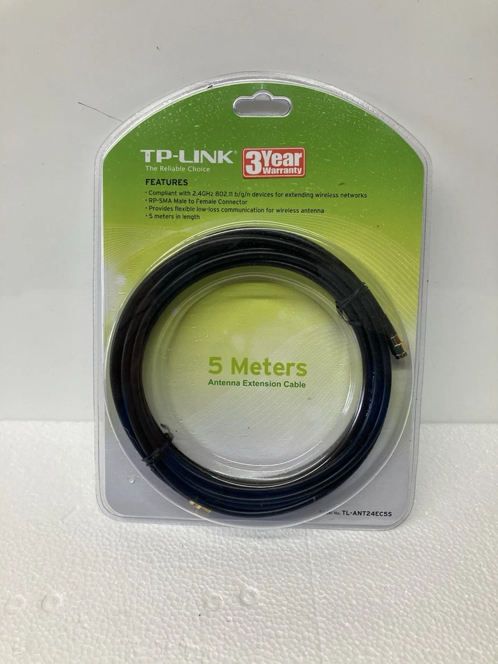 TP-link TL-Ant24EC5S 5 Meter Antenna Extension - Image 1 of 4