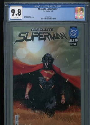 Absolute Superman #1 (2025) CGC 9.8 [BLANCO] 1ª impresión Foto 1 de 4