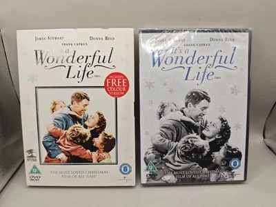 It's a Wonderful Life DVD - Original B&W Plus Colour Version New & Sealed - Image 1 of 4