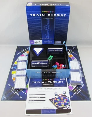 Trivial Pursuit Master Edition 2009 Hasbro Electronic Timer 4 Pack Cards SEALED - Image 1 of 4
