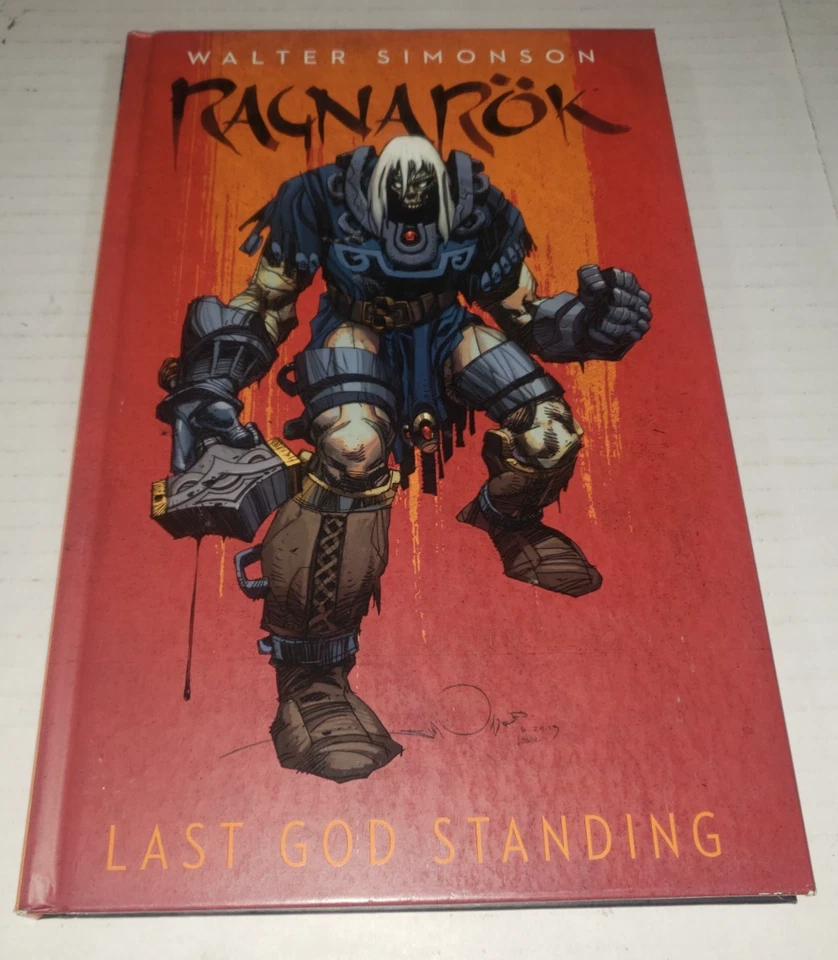 Ragnarok Last God Standing Walter Simonson (2015, primera impresión, tapa dura IDW) Foto 1 de 3