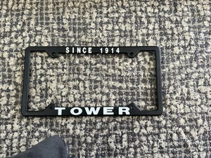 RARE Tower Root Beer Since 1914 Vintage Plastic License Plate Frame - Picture 1 of 2