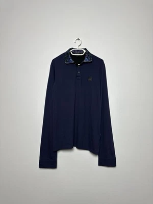 Just Cavalli Long Sleeve Polos Size L Men’s Black  - Image 1 of 4