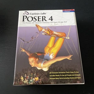 Curious Labs Poser 4 Character 3D Animation Figure Design MAC PC CD 's Software - Picture 1 of 1