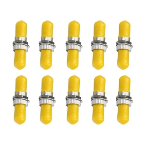 10 Pcs Fiber Optic Adaptor ST to ST Singlemode Single Cable Connector Coupler - Zdjęcie 1 z 5