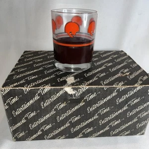 VTG Set of 6 14oz Whiskey Glasses Cleveland Browns Helmet Entertainment Time NFL - Bild 1 von 20