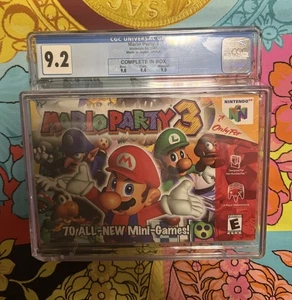 CGC 9.2 Mario Party 3 Nintendo N64 CIB MINT 2001 - Picture 1 of 6