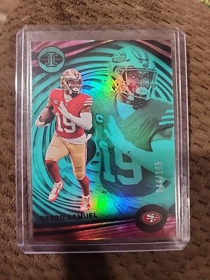 2023 Panini Illusions - Deebo Samuel #90 Teal /175 - Image 1 of 2