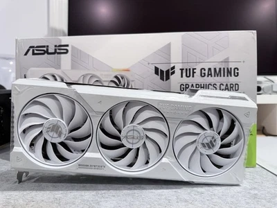 ASUS TUF Gaming GeForce RTX 4070 Ti Super BTF White OC Ed 16GB Graphics Card - Image 1 of 4