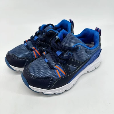 Tênis Stride Rite Made 2 Play Journey azul atlético masculino tamanho 10.5 com cadarço - Imagem 1 de 4