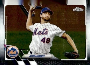 2021 Topps Chrome #12 Jacob deGrom - Photo 1/2