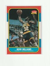 1986/1987 Fleer Basketball #125 Herb Williams RC '86 Rookie Card EX/MT Condition