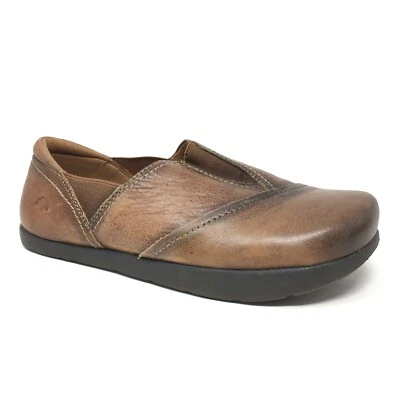 Kalso Earth Trigg Loafers Shoes Womens Size 6 Brown Leather Kalso Negative Heel - Image 1 of 4