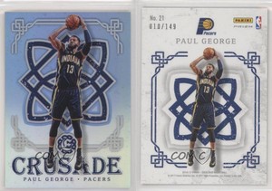 2016-17 Panini Excalibur Crusade Blue /149 Paul George #21
