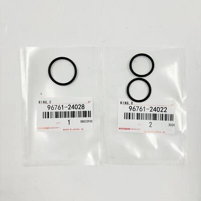 NEW for TOYOTA LEXUS GS300 IS300 ENGINE COOLANT PIPE O-RING SET OF THREE Foto 1 de 4