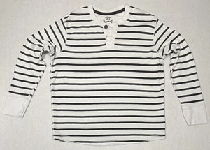 Herren extra großes Roebuck & Co. gestreiftes Langarm-Freizeit-Thermoshirt (26) - Bild 1 von 7
