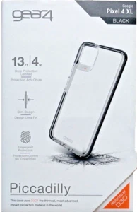Gear4 Piccadilly Series Case for Google Pixel 4 XL - Clear/Black - Picture 1 of 7