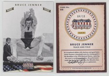 2012 Panini Americana Heroes & Legends Gold Proof /10 Caitlyn Jenner Bruce #66