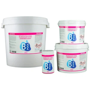B Pool CLORO 90% in PASTIGLIE 200 gr TRICLORO LENTO per IGIENE ACQUA di PISCINA - Foto 1 di 9