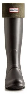 HUNTER Vlies Warm Zug Auf Hoher Stiefel Gummistiefel Socken IN Olive Größe UK 3 - Bild 1 von 11