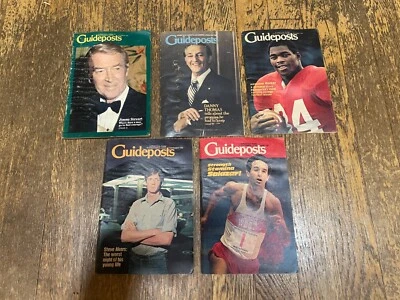 Guideposts Magazine Lot of 5 Issues 1981 1982 1983 Jimmy Stewart Herschel Walker - Image 1 of 3