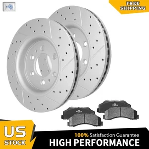 Front Drilled Rotors Brake Pads Kit for Lincoln Navigator Ford F-150 Expedition - Bild 1 von 11