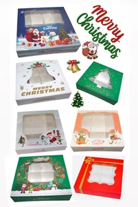 Leere Pick and Mix süße Boxen mit Einsätzen - 15x15x3,5 cm ️4 DESIGNS WEIHNACHTEN 🙂️ - Bild 1 von 9