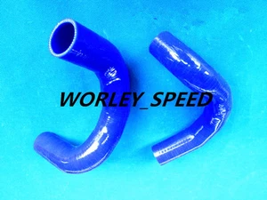 Silicone Radiator Hose Kit For Aftermarket Holden EH 149/179  Blue - Picture 1 of 8