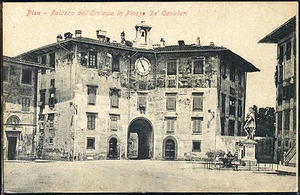 1905 - Pisa - Palazzo dell'Orologio in piazza De' Cavalieri - Foto 1 di 1