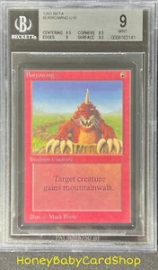 MTG Limited Edition Beta 1993 Burrowing BGS 9.0 MINT Old School 93/94 - Picture 1 of 6
