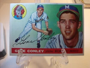 Tarjeta de béisbol Topps #81 1955 de Gene Conley (16124) - Imagen 1 de 2