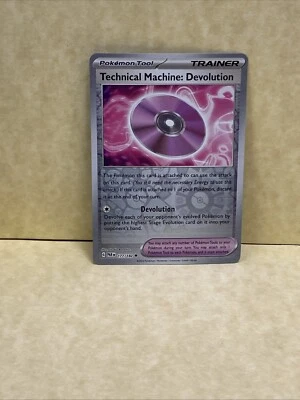 Technical Machine: Devolution 177/182 Sv04: Paradox Rift Reverse Holo POKEMON  - Image 1 of 2