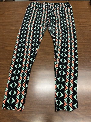 TOTALMENTE NUEVO LulaRoe Mujer Leggings Alto y Curvilíneo TC 12 - 22 Abstracto Wst 30 - 44 Foto 1 de 4