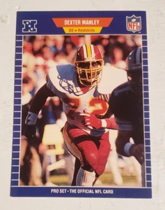 1989 Pro Set Card #430 Dexter Manley DE Washington Redskins ***40% OFF 2+ Cards - Picture 1 of 2