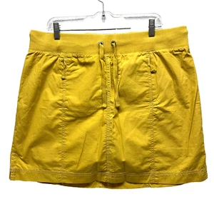 Merona Popeline Skort Damen Gr. XL - "Fall Sun" gelb Baumwolle Stretch - Bild 1 von 9