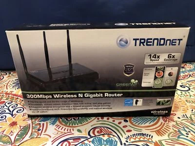 TRENDnet TEW-639GR HW V2 N300 Wireless Gigabit Router - Image 1 of 4