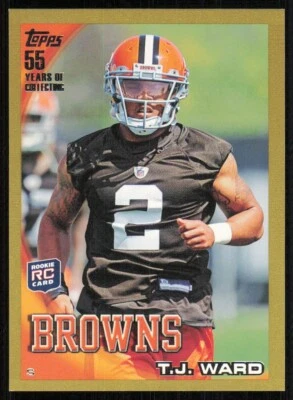 2010 Topps Gold #245 T.J. Ward /2010 - Image 1 of 2