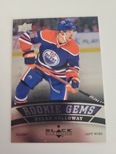 2022-23 Upper Deck Extended Dylan Holloway Rookie Gems 06-07 Black Diamond Retro