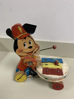 RARO Edición Limitada Mickey Mouse Zilo No. Juguete Fisher Price 714 - Disney Foto 1 de 4