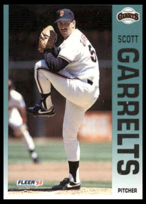 1992 Fleer #636 Scott Garrelts San Francisco Giants Baseball Card - Image 1 of 2