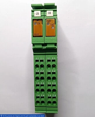 Phoenix Contact IB IL RS232 Inline Function Terminal Block 2727349 FW 101 HW 02 - Image 1 of 4